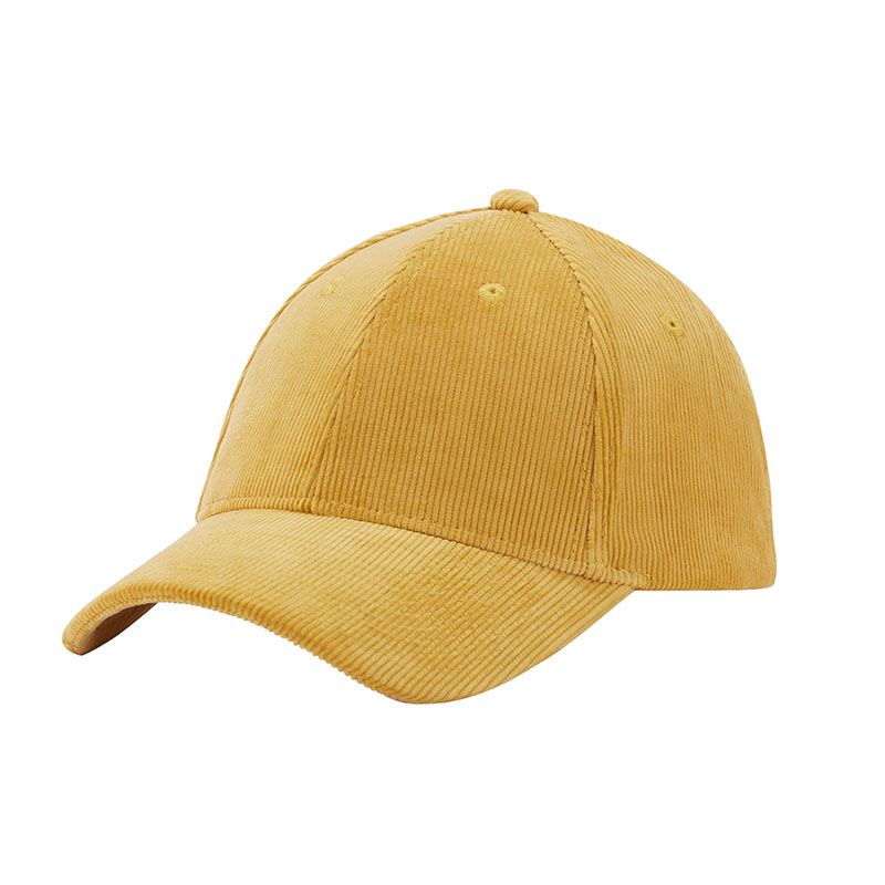 Corduroy 6 Panel Baseball Caps Custom Logo Acceptable - Image 3