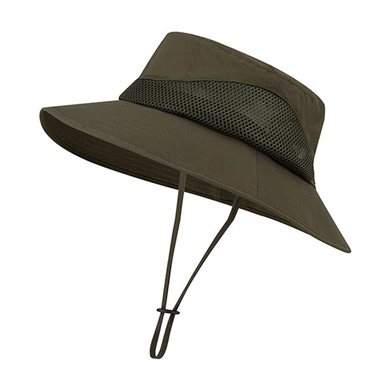 Anti-UV Fishing Hat with Adjustable Chin strap Custom Logo Acceptable - Image 3