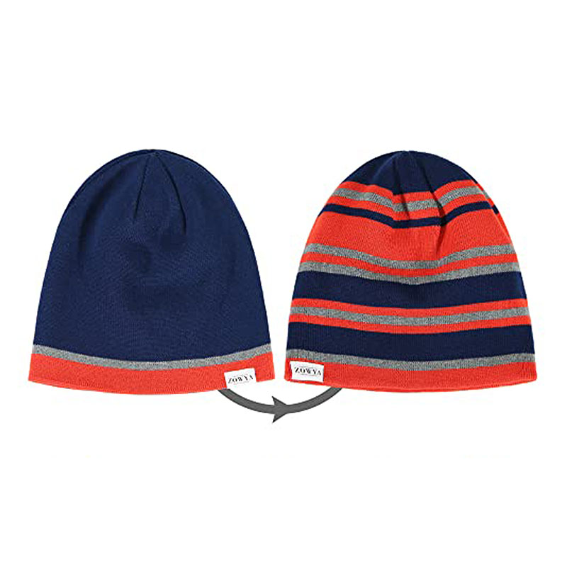 Reversible Jacquard Beanies Custom Logo Acceptable - Image 2