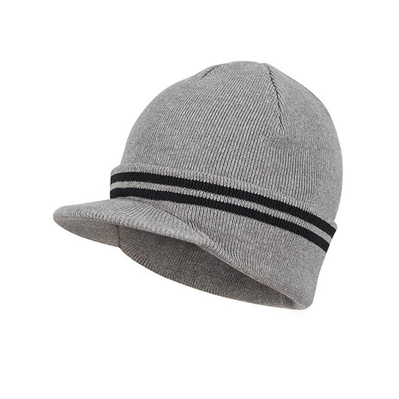 Strip Visor Beanies Custom Logo Acceptable - Image 3