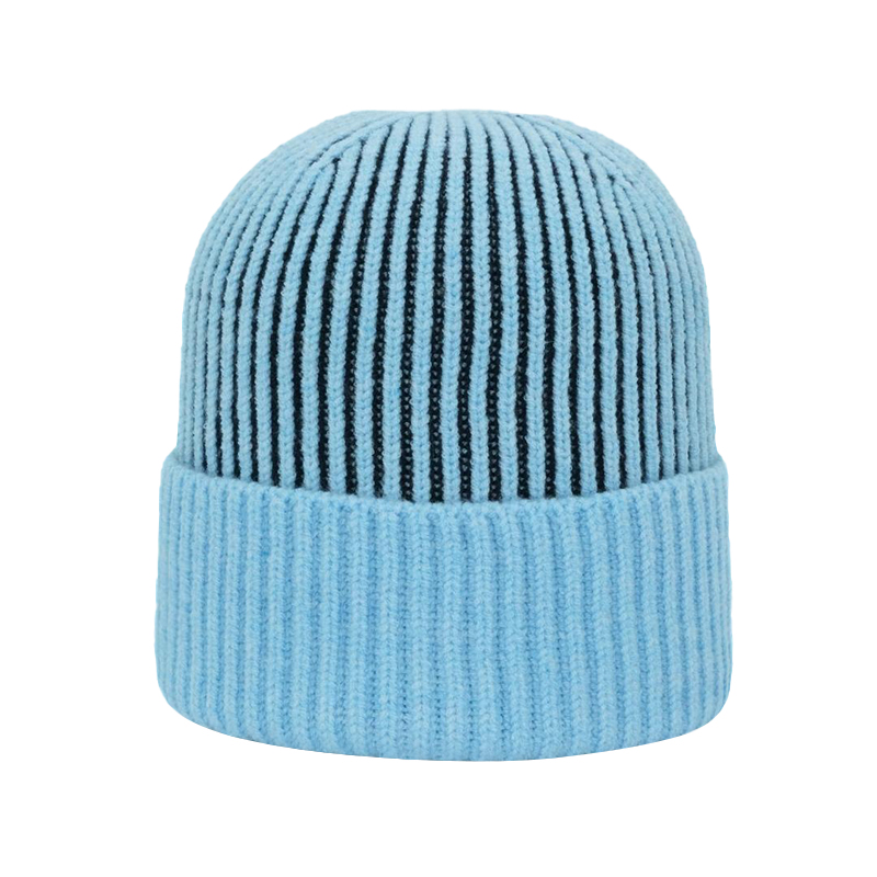 Recycled 1 by 1 Rib Beanie - Image 2