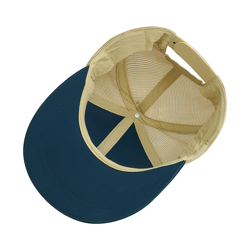 6 Panels Trucker Caps with Label Logo - Image 2