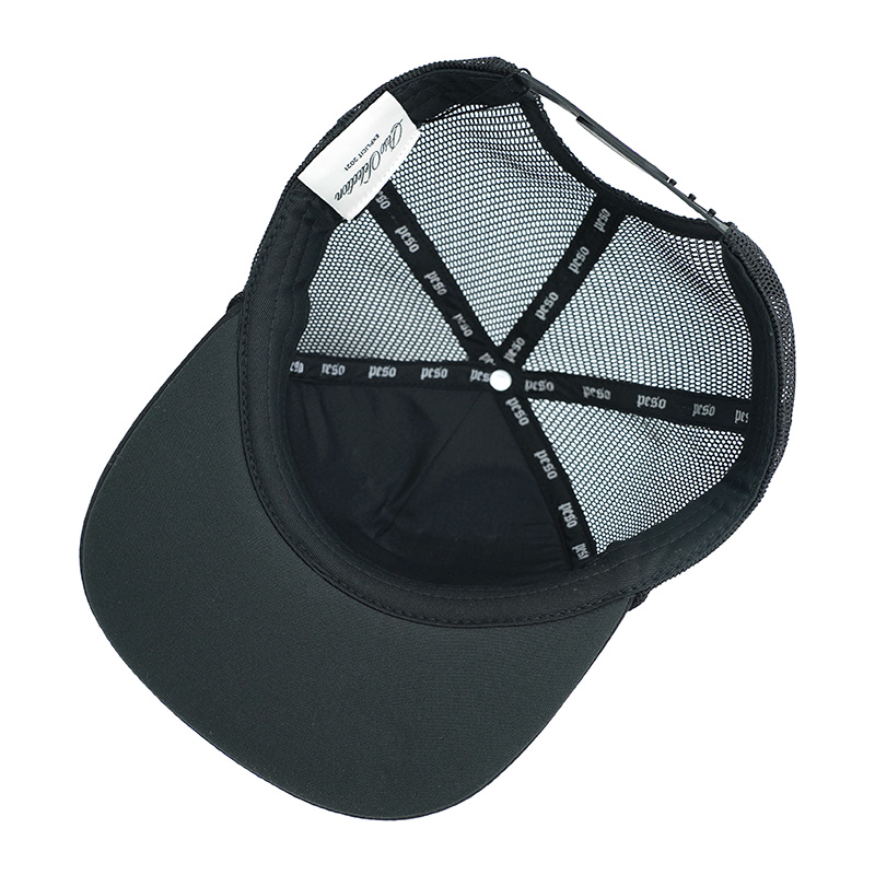 Classic Trucker Cap with Feather Embroidery - Image 2