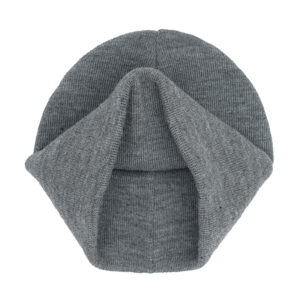 Eco-Friendly Material Grey Slouchy Beanies Custom Logo